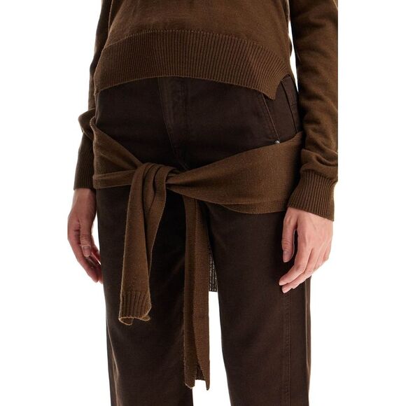 Lemaire Women's Knit Sweater With Tieable - Picture 4 of 4